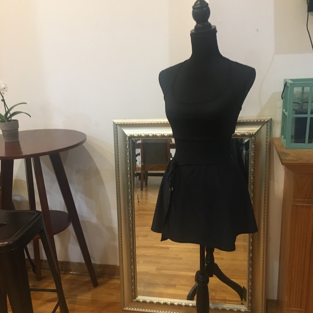 Swim suit wrap black